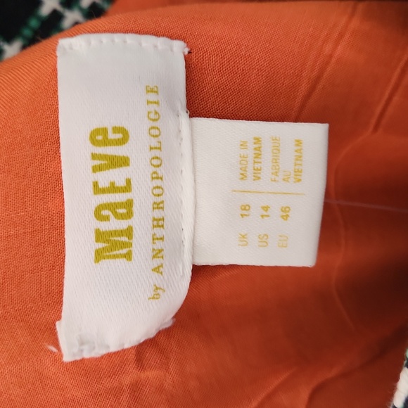 Anthropologie Black and White Checkered Skirt - Picture 8 of 11